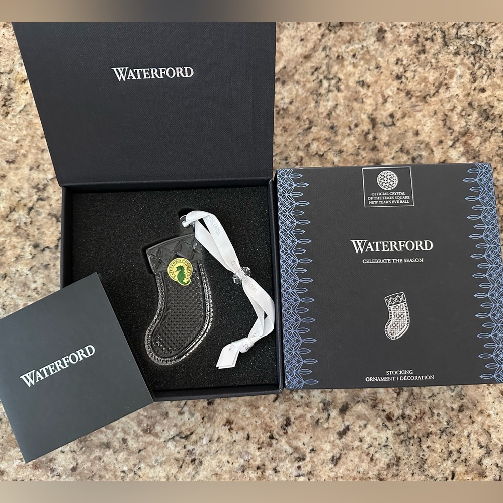Waterford Crystal Christmas Stocking Ornament